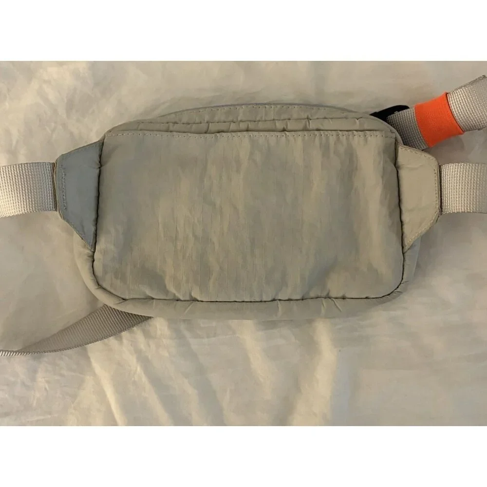 Lululemon Mini Belt Bag Waist Pack Gray Neon Orange Accents